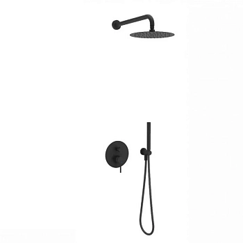 Система для душа скрытого монтажа EXCELLENT Pi AREX.SET.1247BL (черный мат)