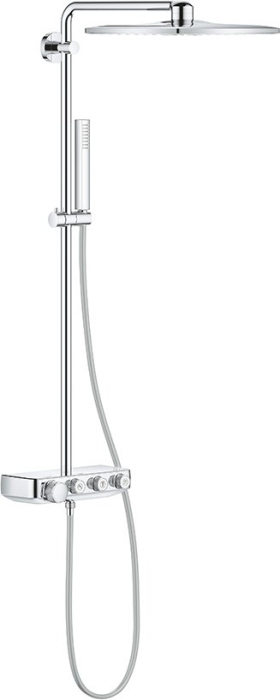 Душевая стойка Grohe Euphoria SmartControl 310 Duo Cube 26508000 с термостатом
