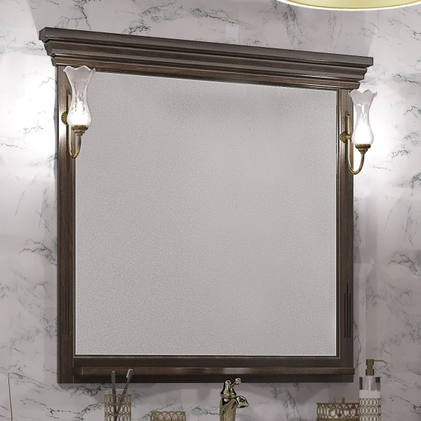 Зеркало Opadiris Риспекто 95, цвет нагал, без отверстий под Светильник Opadiris, 00-00003401 Зеркало Opadiris Риспекто 95, цвет нагал, без отверстий под Светильник Opadiris, 00-00003401