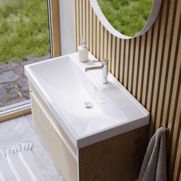 Подвесная тумба без раковины AQWELLA 100 см, URB0110DD