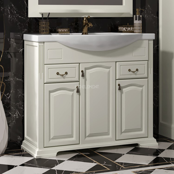 Тумба для комплекта Opadiris Риспекто 95 слоновая кость