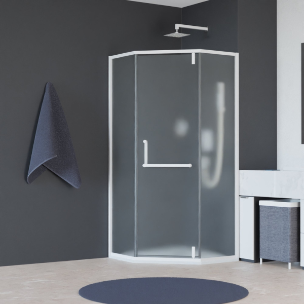 Душевой уголок RGW HO-084W, 350608499-25, Белый, 90*90*195