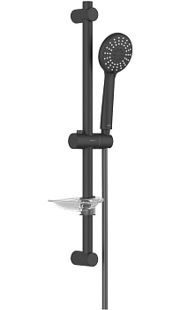 Душевой гарнитур Aquatek Бетта 3jet AQ2015MB Черный матовый