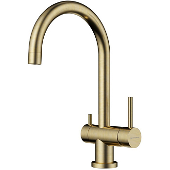 Смеситель для кухни Omoikiri Yamada-AB 4994264, античная латунь