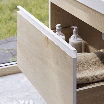 Подвесная тумба без раковины AQWELLA 80 см, URB0108DD