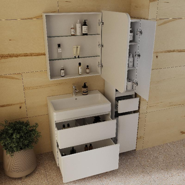 Тумба без раковины напольная Style Line "Атлантика 70", Люкс антискрейч, СС-00002342