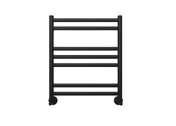 Полотенцесушитель водяной Aquatek (Акватек) Оберон П7 500х600 мм, черный, AQ RO0760BL