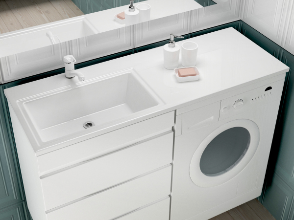 Раковина ESTETUS Даллас 1300*482 левый, СС-00002391