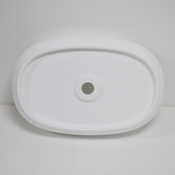 Раковина накладная ABBER Stein AS2632 белая матовая