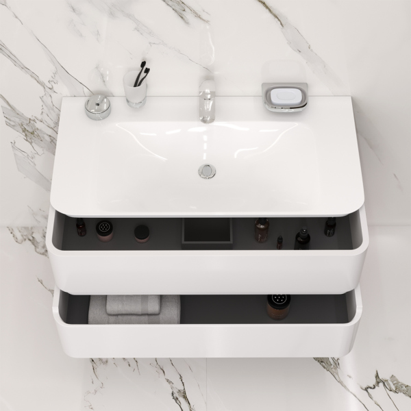 Тумба без раковины подвесная AM.PM Sensation, M30FHX1002WG