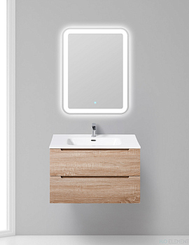 Тумба с раковиной Belbagno ANCONA, ANCONA-N-600-2C-SO-WO+ EA-600-LVB (готовый набор)