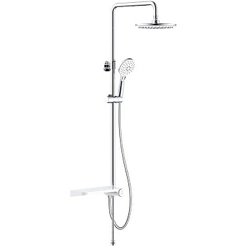 Душевая стойка Iddis Ray RAYSW3Fi76 с верхней лейкой