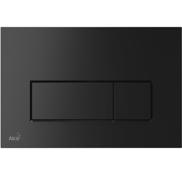Кнопка смыва AlcaPlast THIN M578 черный матовый