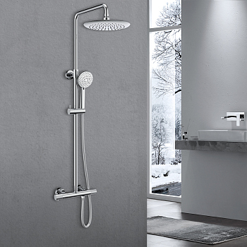 Душевая стойка Vincea Desire VSFS-1D0TCH термостатическая, хром