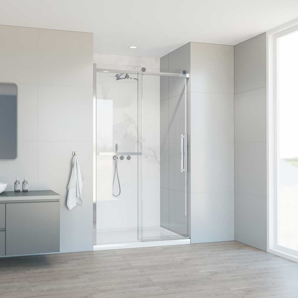 Душевая дверь Vincea Como Soft VDS-1CS110CL, 1100, хром, стекло прозрачное