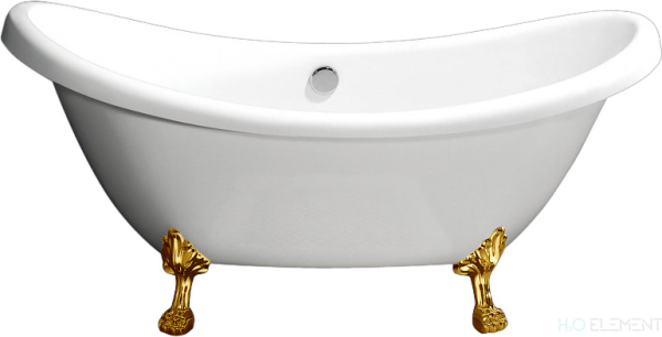 Акриловая ванна BelBagno BelBagno BB05-ORO