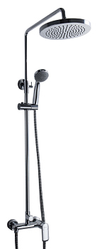 Душевая колонна со смесителем для душа Bravat Opal R F9125183CP-A2-RUS