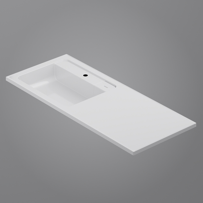 Раковина мебельная над стиральной машиной, левая, 120 см AM.PM X-Joy, M85AWPL1201WG