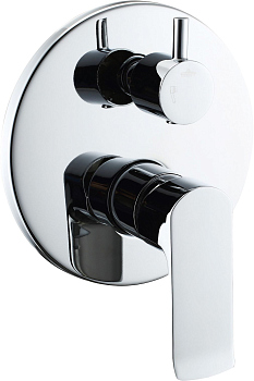 Смеситель BelBagno Disco DIS BASM CRM С ВНУТРЕННЕЙ ЧАСТЬЮ, для ванны с душем