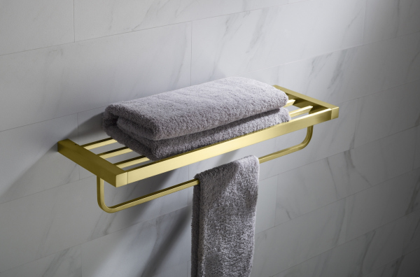 Полка для полотенец Timo Selene золото матовое (17058/17)
