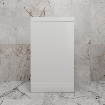 Тумба без раковины напольная "МОНО 50", белый глянец, ЛС-00002449