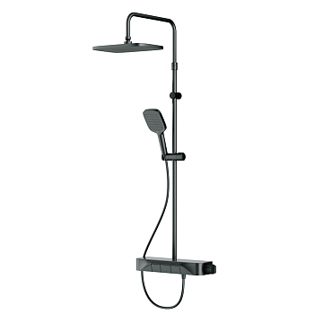 Душевая система с душевым смесителем-полкой и термостатом AM.PM Func, F078F222