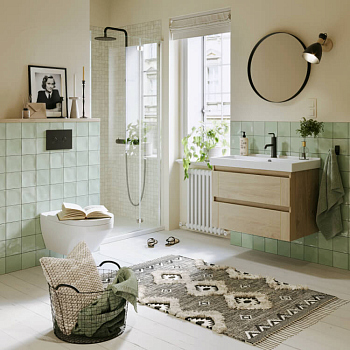 Подвесная тумба без раковины AQWELLA 80 см, AST0108DD