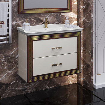 Тумба без раковины Opadiris Карат 80 золото (Раковина Opadiris Kapadokya 80), 00-00003520