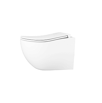 Унитаз подвесной с сиденьем, безободковый D&K München (DT1566516)