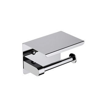 Держатель туалетной бумаги Aquatek Европа AQ4939CR с полкой Хром Держатель туалетной бумаги Aquatek Европа AQ4939CR с полкой Хром