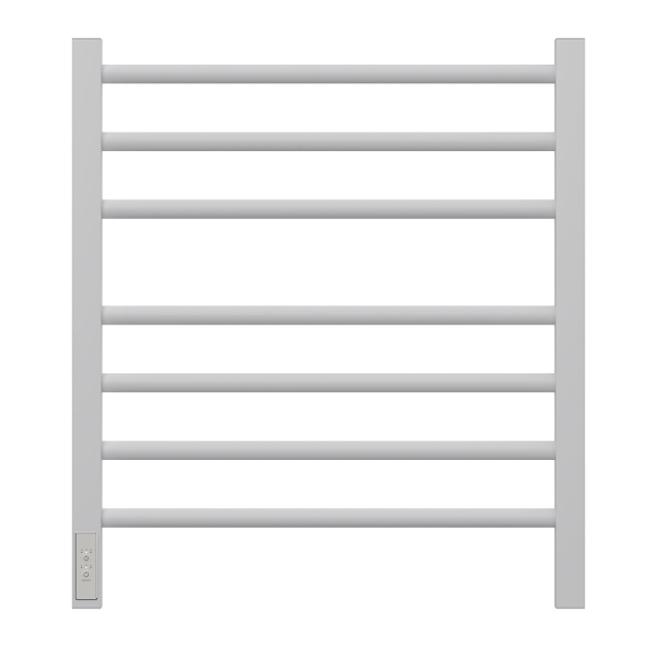 Полотенцесушитель электрический Point PN70756W П7 500x600, диммер слева, белый