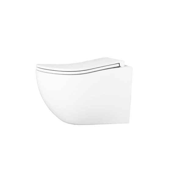 Унитаз подвесной с сиденьем, безободковый D&K München (DT1566516)