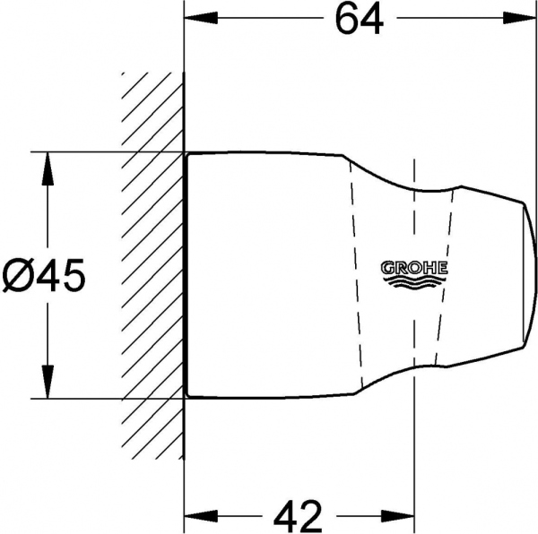 Настенный держатель Grohe Movario 28403000