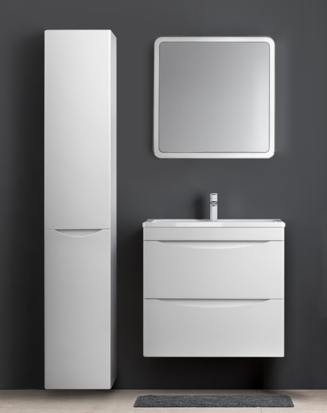 Тумба подвесная Style Line "Бергамо мини 60" (2 ящ.) белый, PLUS (без раковины)