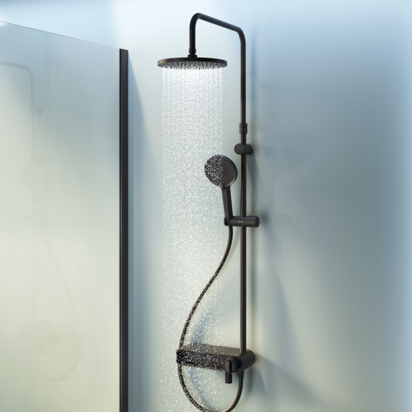 Душевая система со смесителем-полкой AM.PM X-Joy, F0785A722