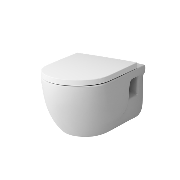 Подвесной унитаз FlashClean с сиденьем микролифт AM.PM Like, C801701SC