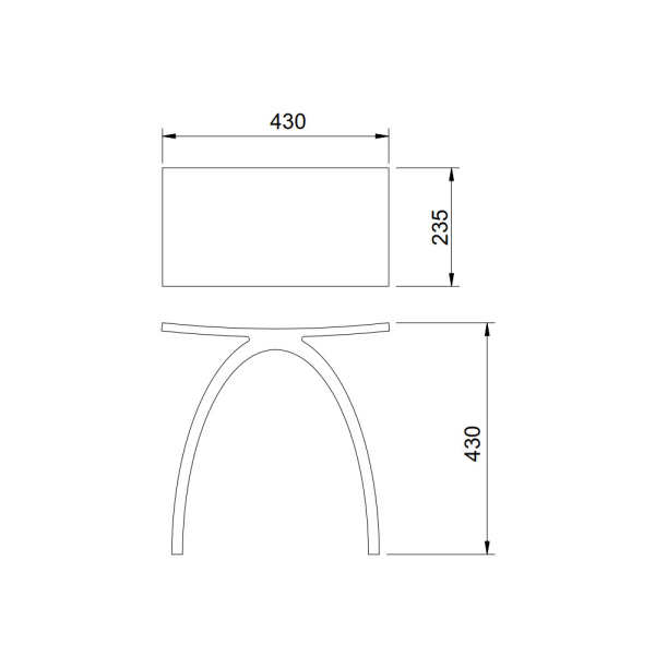 Стульчик для ванной прозрачный ABBER Kristall AT1739Perle