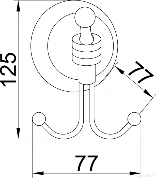 Крючок Boheme Hermitage Gold 10355