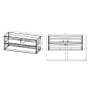 Тумба с раковиной Vincea Mia 1200 подвесная, 2 выкатных ящика soft close, R.Wood, VMC-2MC120RW+VBS-13122