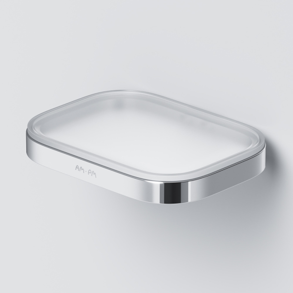 Стеклянная мыльница с держателем AM.PM Func, A8F34200