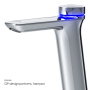 Термостат AM.PM Inspire V2.0 F50A93400 TouchReel электронный, для раковины, с донным клапаном