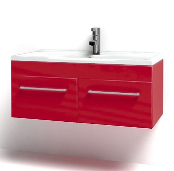 Тумба под раковину Акватон Мадрид 1A128001MA940 цвет Бордо