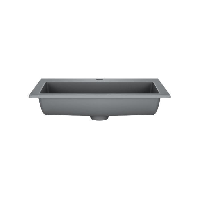 Раковина Vincea VCB-13600G из кварца, цвет серый