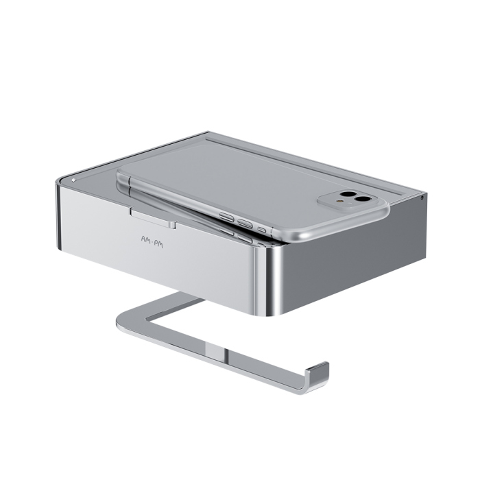 Держатель туалетной бумаги AM.PM Inspire V2.0 A50A341500 с полочкой для телефона и контейнером