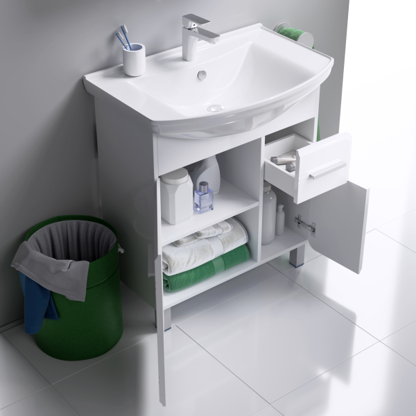 Напольная тумба без раковины AQWELLA 75см., KOR0107 Напольная тумба без раковины AQWELLA 75см., KOR0107