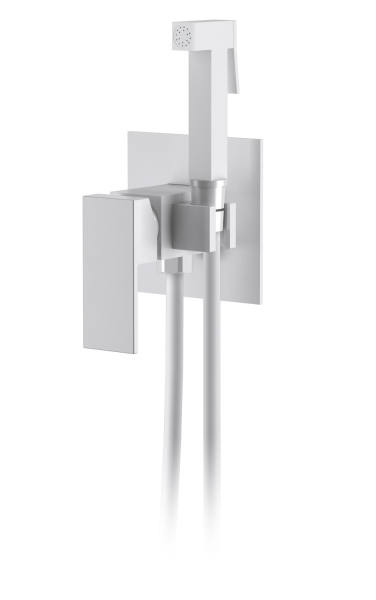 Смеситель для душа D&K встраиваемый матовый белый Bayern.Liszt (DA1514508)