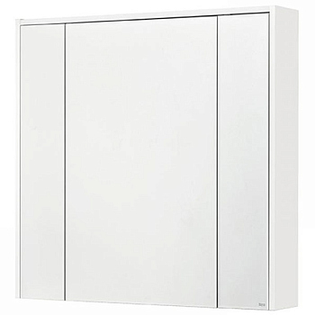 ZRU9303009 Ronda Зеркальный шкаф 80 цвет белый матовый (к мебели бетон)