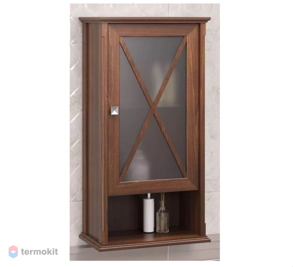 Шкаф Opadiris Палермо 46 подвесной 1 створч., цвет свет.орех, правый, 00-00007334