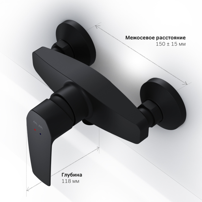 Смеситель для душа AM.PM Gem, F90A20022