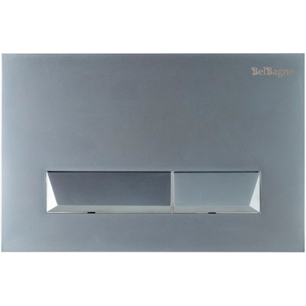 Кнопка смыва BelBagno MARMI, цвет-хром матовый, BB011-MR-CHROME.M